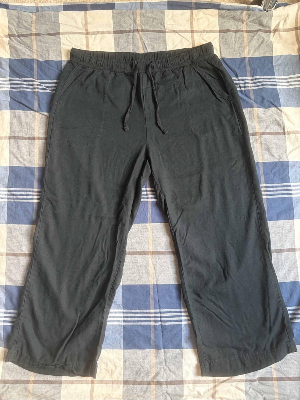 Splendid Black Drawstring Casual Joggers